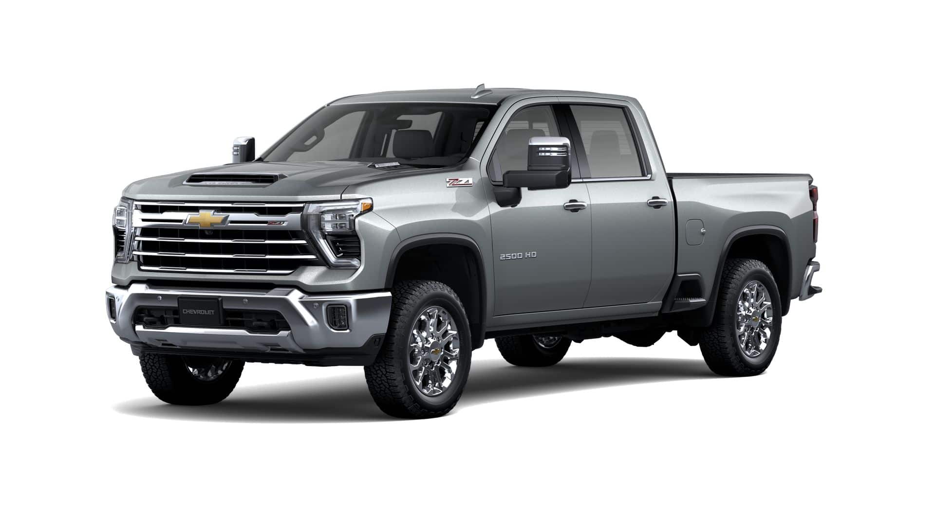 2026 Chevrolet Silverado 2500 HD LTZ in Sterling Gray Metallic — front three-quarter view